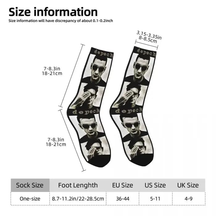 Chaussettes Gothiques Respirantes et Antidérapantes pour Homme, Bas de Cyclisme Personnalisés, Mode Cool, Automne