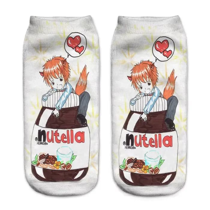 Nouvelles chaussettes amusantes imprimées en 3D