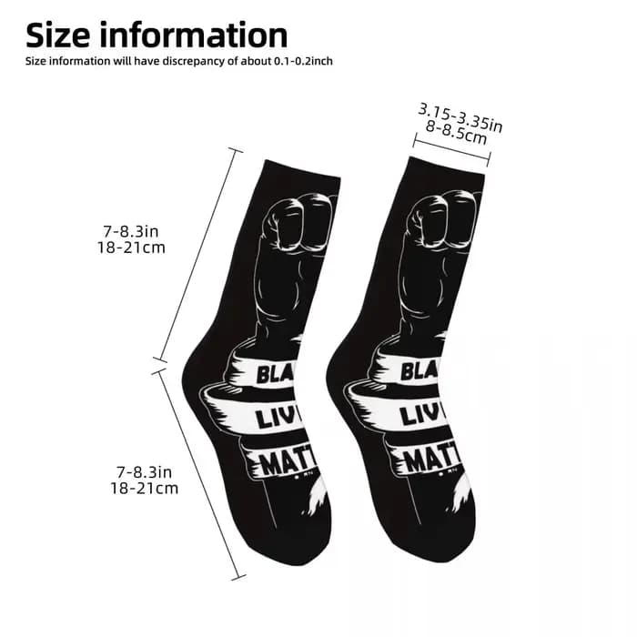 Chaussettes unisexes George Floyd I Can't Breathe