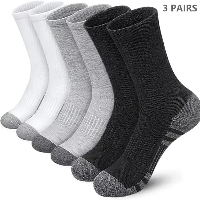 3 paires de chaussettes de gymnastique en plein air pour hommes