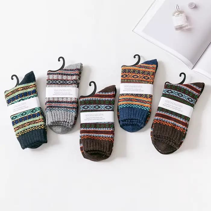 5 paires/lot haute qualité hommes laine chaussettes automne hiver affaires épaissir chaud confortable homme chaussettes nouvelle mode taille EU38-45