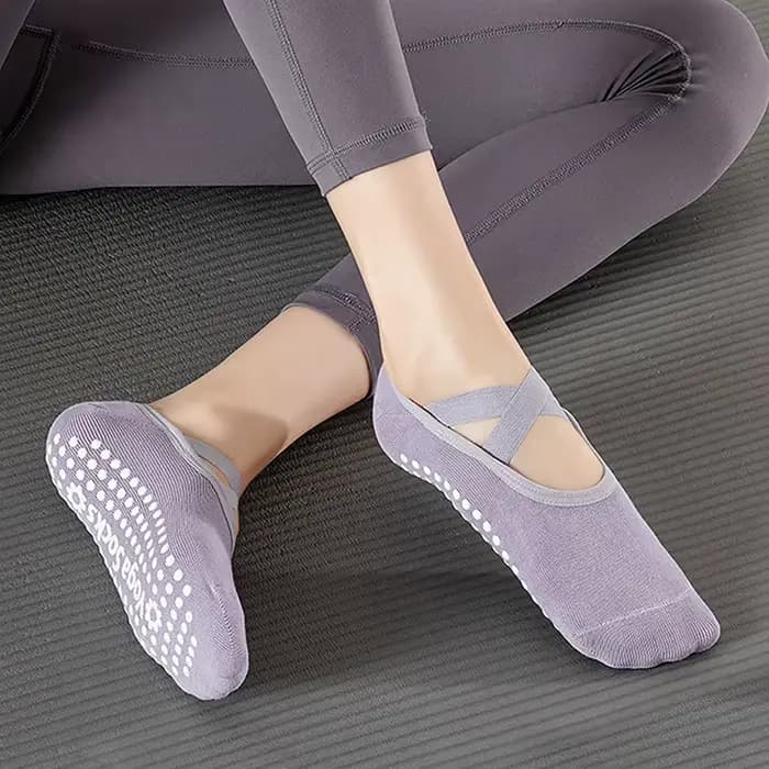 Chaussettes de Yoga en Nylon Pur Coton pour Femme