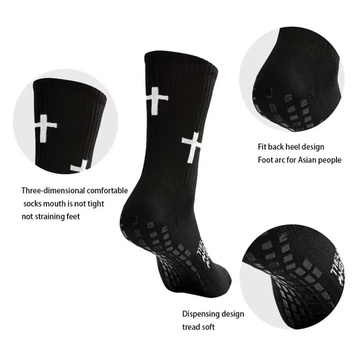 Chaussettes de sport de football à séchage rapide