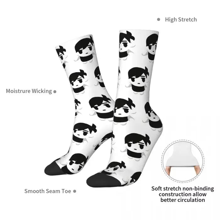Omori – chaussettes classiques pour hommes et femmes