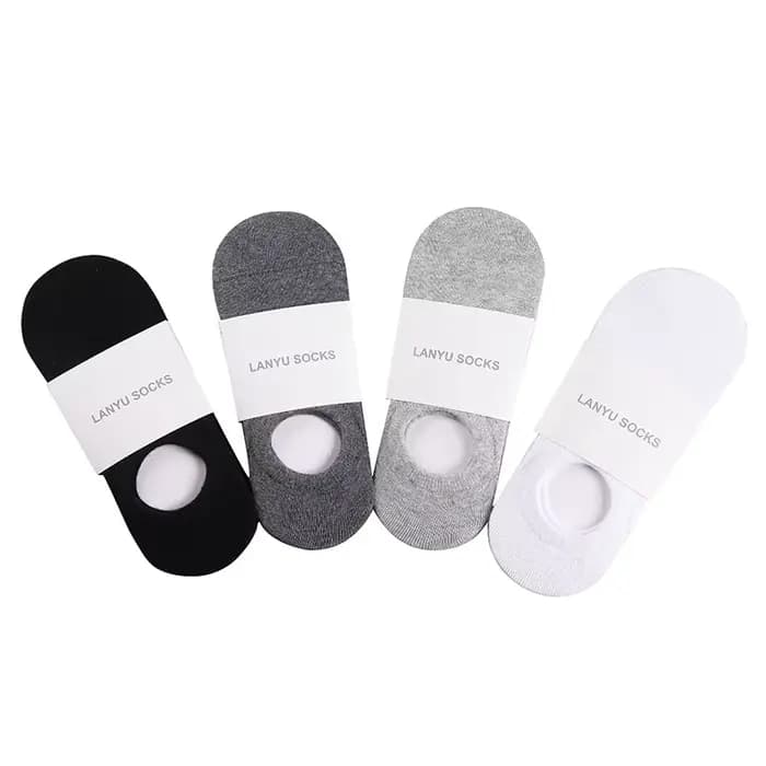 Chaussettes bateau invisibles pour hommes, style décontracté, coupe basse, Meia Multifit