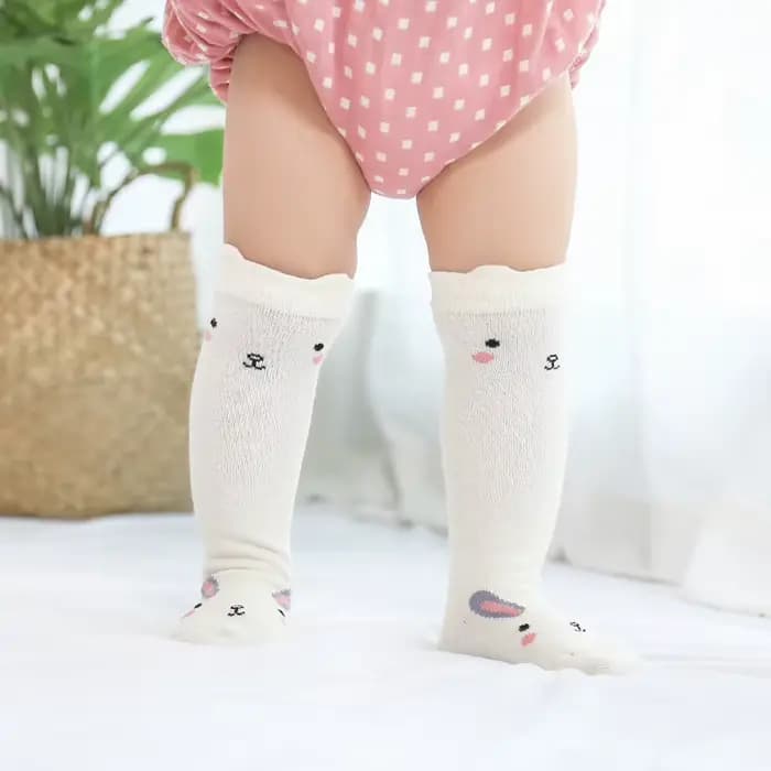 Chaussettes anti-aldes en coton pour bébé