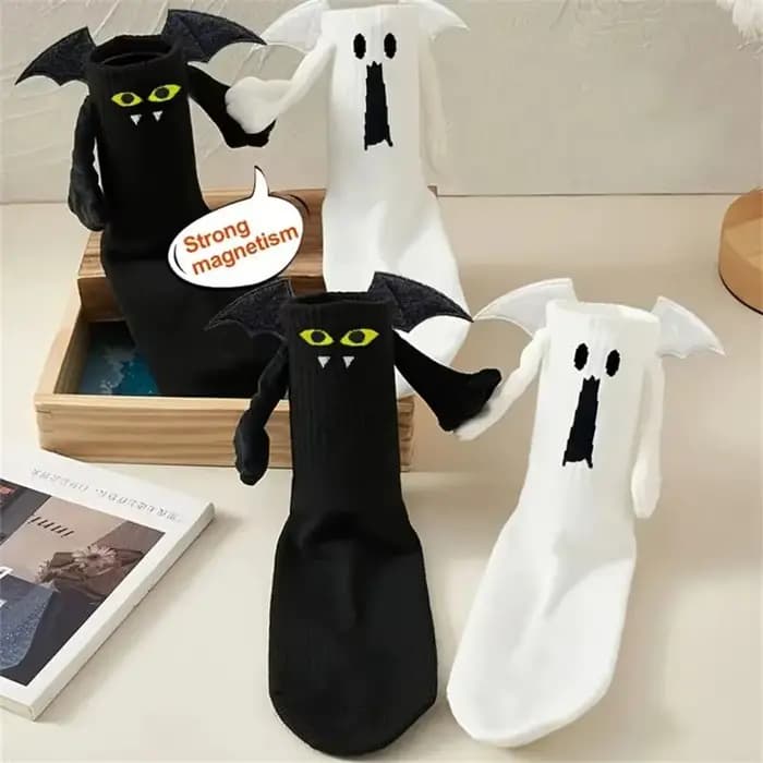 Paire de chaussettes d'Halloween effrayantes pour femmes