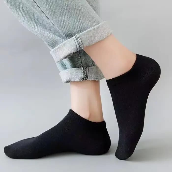 5 paires de chaussettes unisexes décontractées de couleur unie