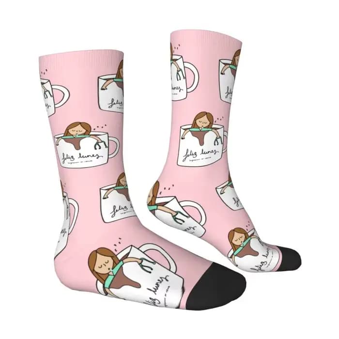Mignon Enfermera En Apuros médecin infirmière chaussettes médicales hommes femmes chaud 3D imprimé Football