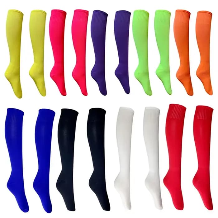 Chaussettes longues respirantes au-dessus du genou pour enfants et adultes