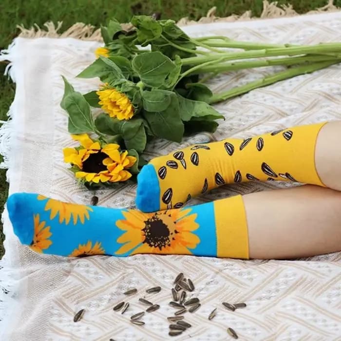 Chaussettes en coton colorées AB Tide pour hommes et femmes