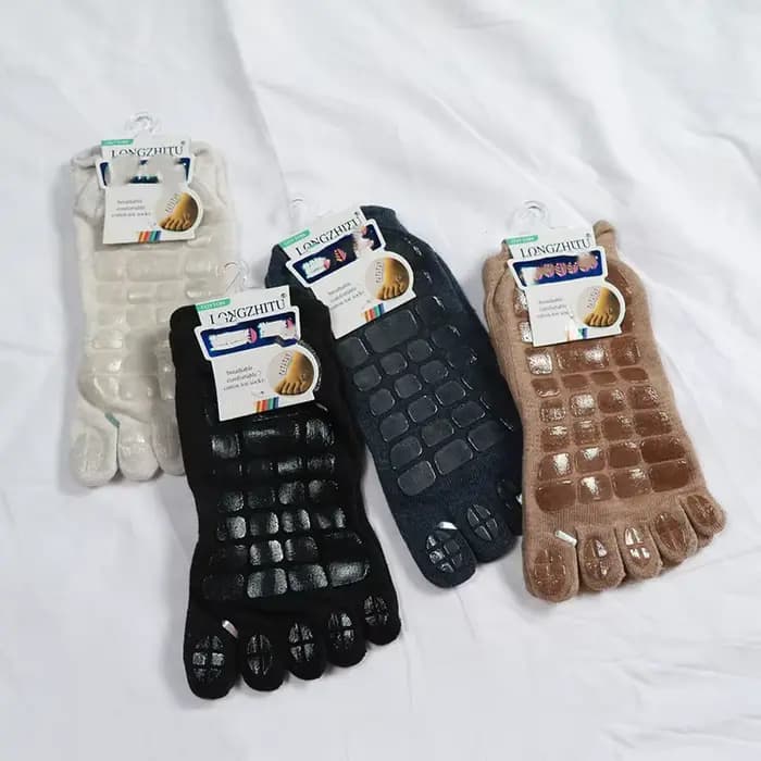 Chaussettes d'hiver épaisses à cinq doigts pour hommes