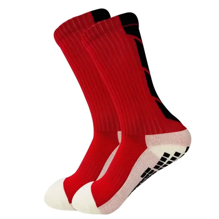 1 paire nouveaux hommes femmes doux respirant anti-dérapant chaussettes de Football en cours d'exécution
