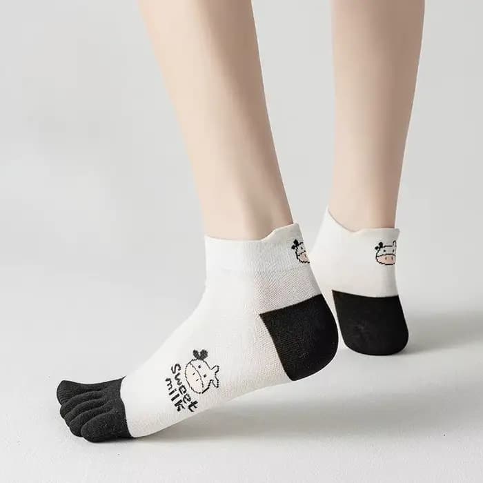 5 paires de chaussettes à cinq doigts pour femmes