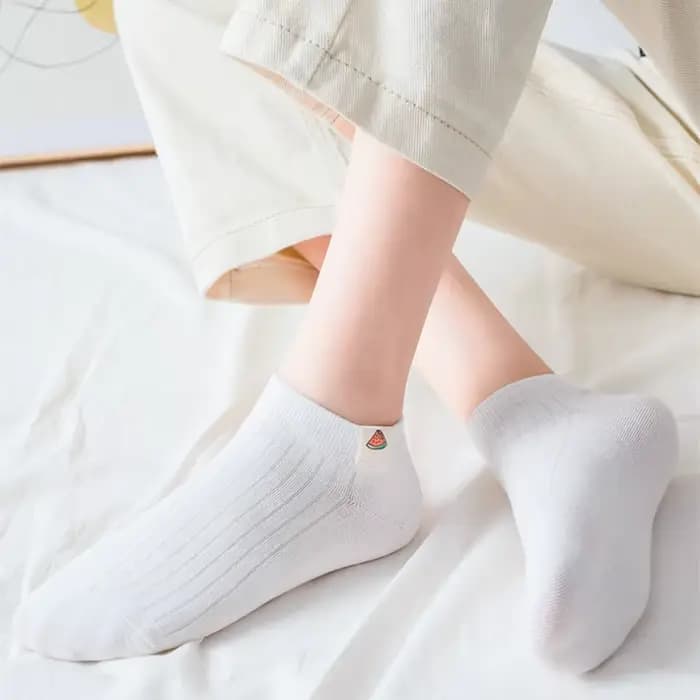 Chaussettes blanches décontractées pour femmes