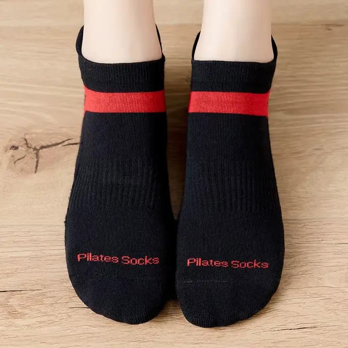 Chaussettes de Yoga antidérapantes pour femmes et hommes, en Silicone, pour gymnastique, Fitness, danse, sport, unisexes, en coton, respirantes, Pilates