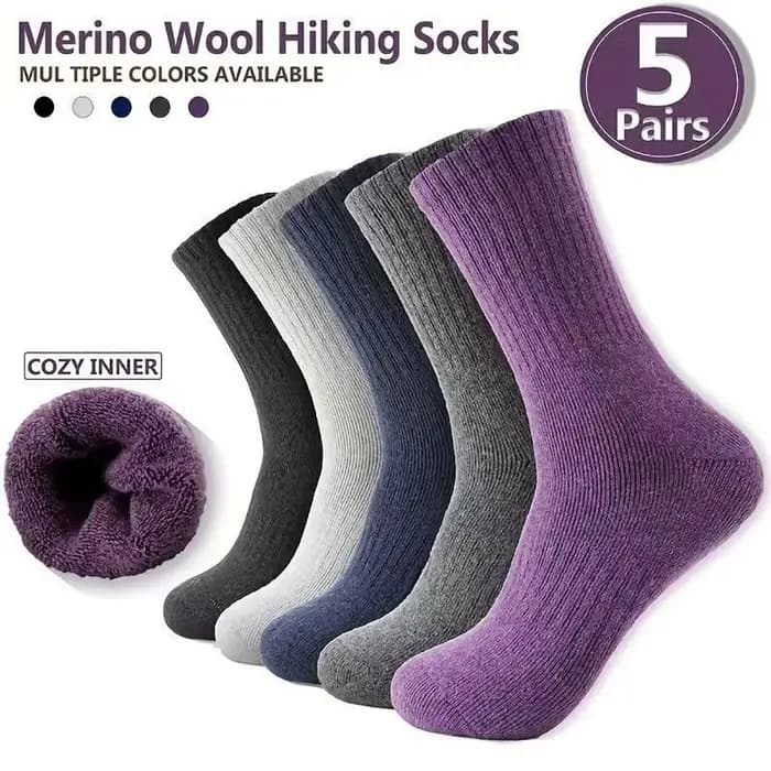 Chaussettes en laine mérinos pour hommes