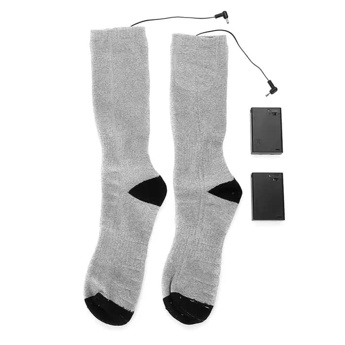 Chaussettes chauffantes électriques chaussettes chauffantes électriques hommes femmes batterie thermique coton chauffant chaussettes d'hiver chaussettes chauffantes chaussettes chauffantes