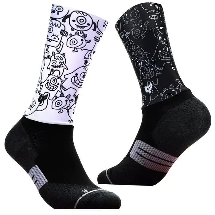Chaussettes de vélo professionnelles antidérapantes