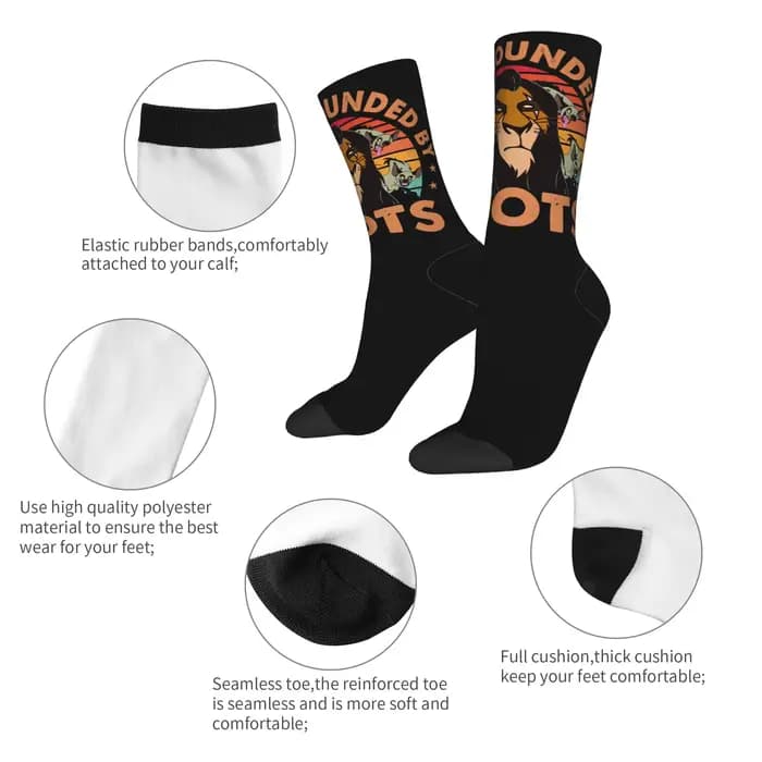 Chaussettes Le Roi Lion personnalisées
