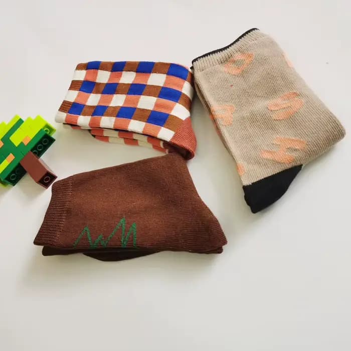 Chaussettes mignonnes en coton pour nouveau-né