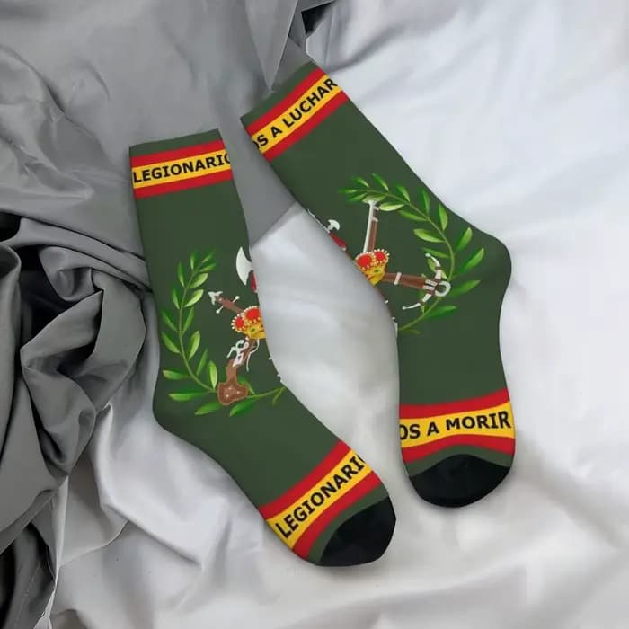 Chaussettes d'hiver unisexes de la Légion espagnole