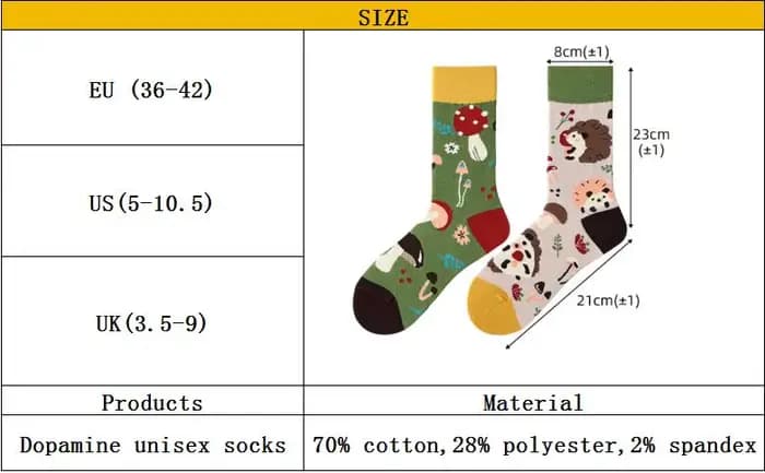 Chaussettes mi-mollet unisexes en coton pour couple