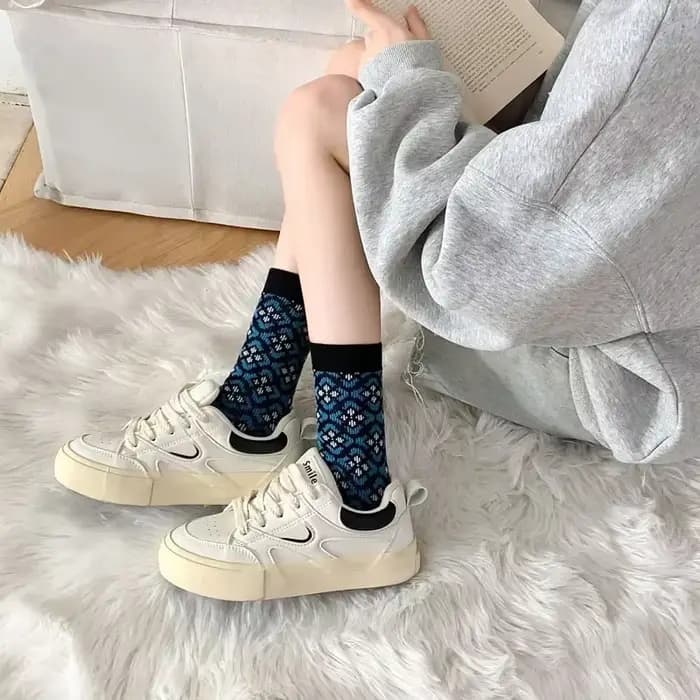 Chaussettes artificiel astiques en Coton pour Femme