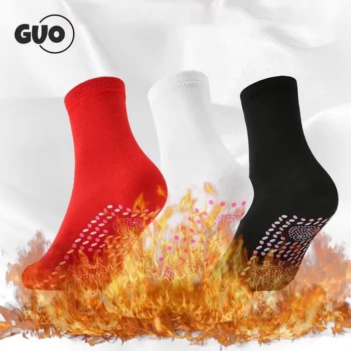 Tourmaline-Chaussettes auto-chauffantes
