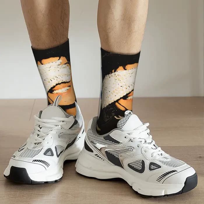 Chaussettes décontractées MJ Sparkling Glove Portrait pour hommes et femmes