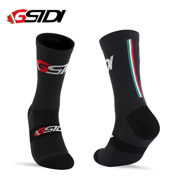 Gsidi 2022 nouveaux hommes chaussettes de cyclisme professionnel route vtt vélo femmes Compression course en plein air unisexe sport