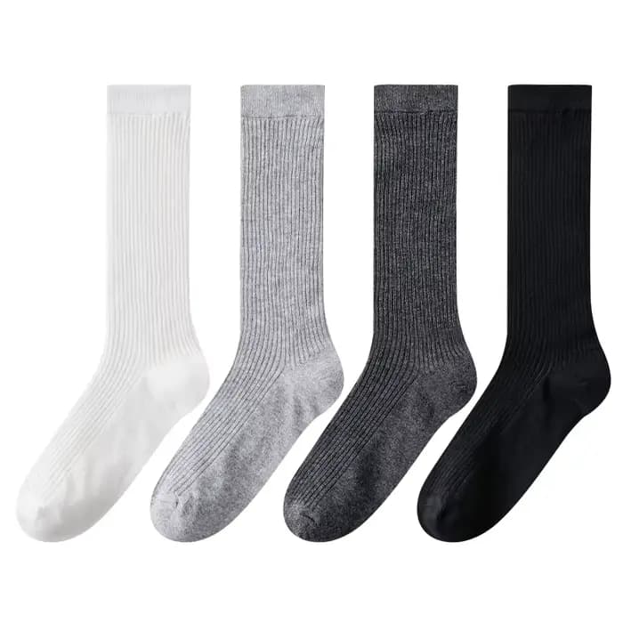 Chaussettes mollet d'été en maille creuse pour femmes