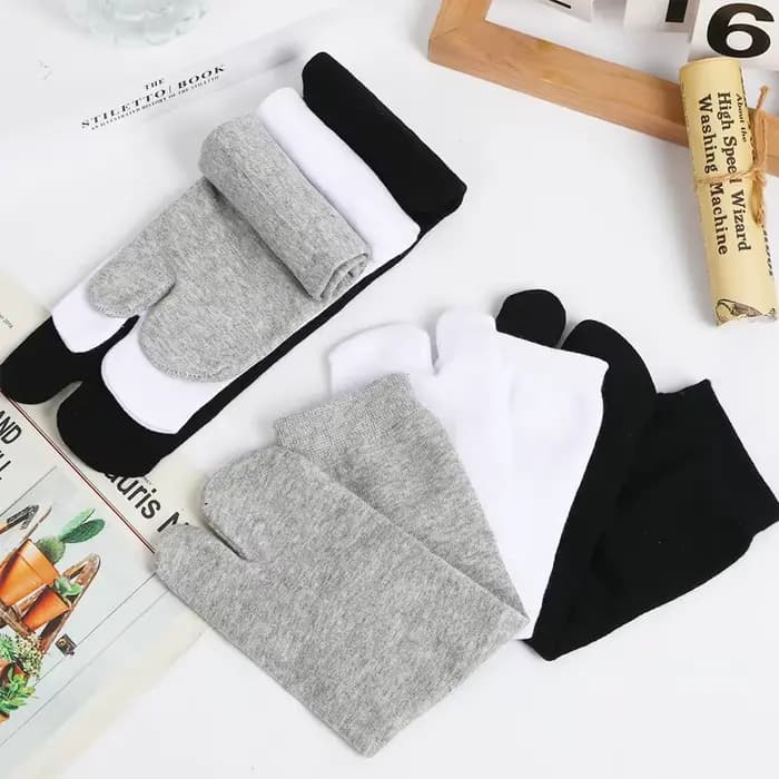 3/6 paires de chaussettes Tabi pour hommes et femmes