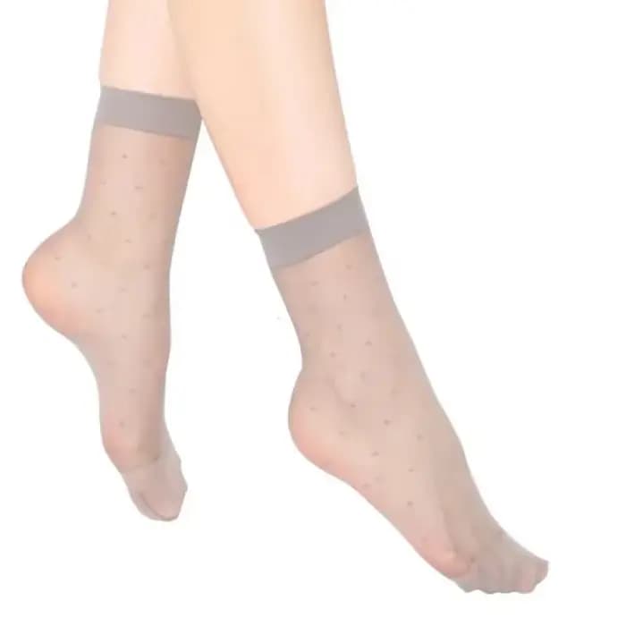 10 paires de chaussettes mi-tube en Nylon pour femmes