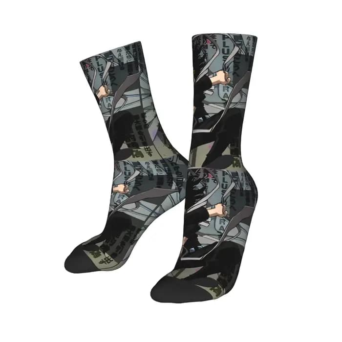 Aizawa Shota Collage chaussettes bas gothiques hommes