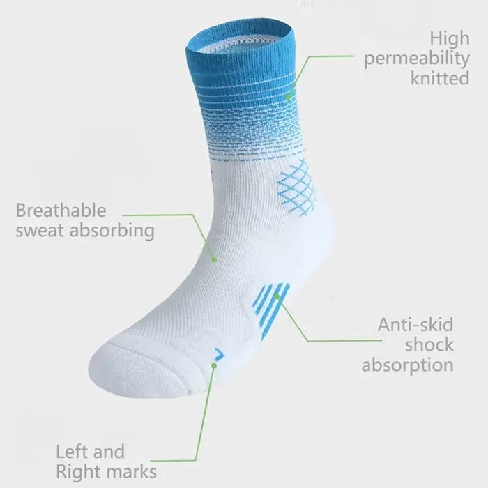 Chaussettes de sport Loogdeel pour le football, avec fond en tissu éponge, respirantes, professionnelles, athlétiques, épaisses, antidérapantes et confortables