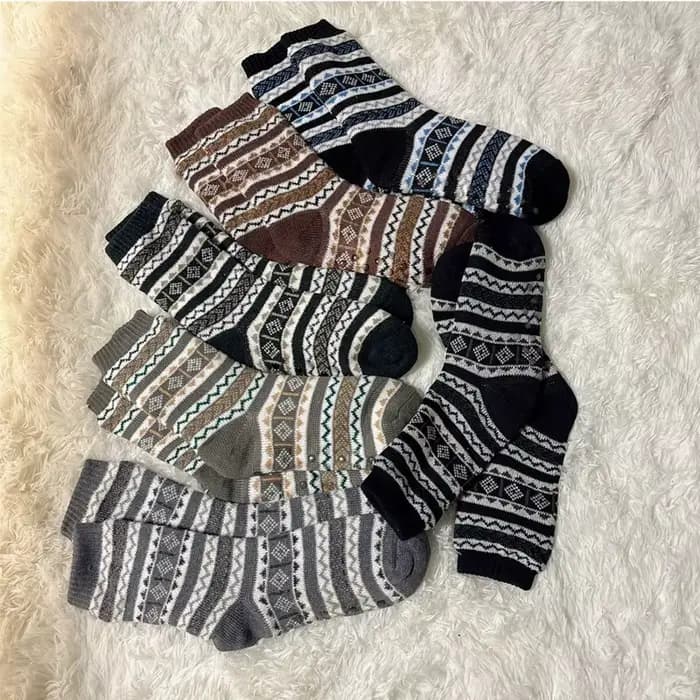 Chaussette floue hiver chaud flocon de neige moelleux Contton doux maison de noël plancher épais en peluche poignée
