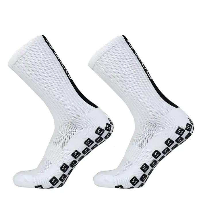 Nouvelles chaussettes de football antidérapantes en silicone pour hommes et femmes