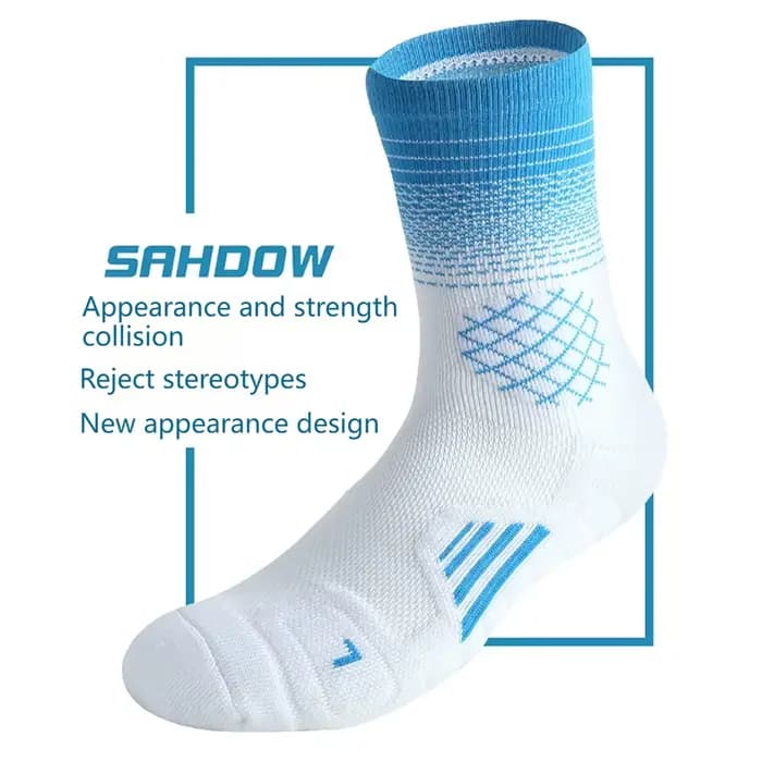 Chaussettes de sport Loogdeel pour le football, avec fond en tissu éponge, respirantes, professionnelles, athlétiques, épaisses, antidérapantes et confortables