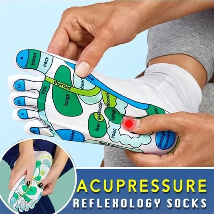 Chaussettes d'acupression pour la physiothérapie et le massage