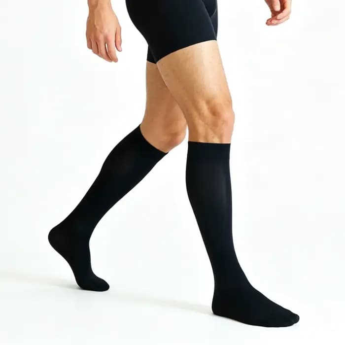 CLEVER-MENMODE Sexy robe d'affaires chaussettes hommes pure Tube moyen huile brillant bas Ultra mince chaussettes été voir à travers