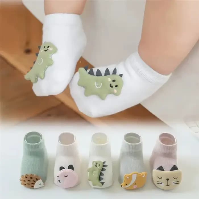Chaussettes antidérapantes pour bébés filles et garçons