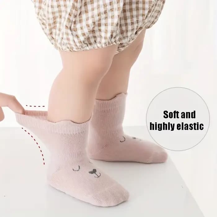 3 paires de chaussettes de sol pour bébé douces