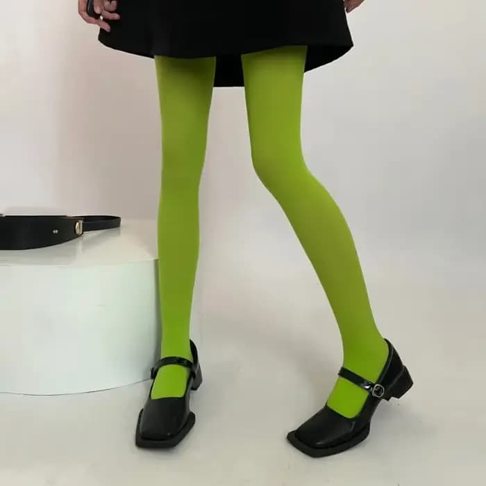 Grand collant élastique sans couture en velours pour femme
