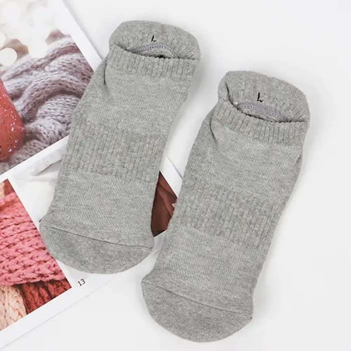 3 paires de chaussettes antidérapantes élastiques, en coton, respirantes, de Sport, pour hommes et femmes, Trampoline, éducation précoce, Yoga, course à pied, grande taille EU35-50