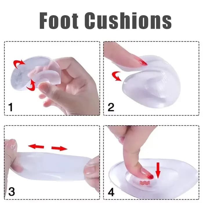 1 paire de coussinets pour l'avant-pied, soulage la douleur, semelles orthopédiques en Silicone, Anti-usure, coussin de pied, soins pour chaussures, produits