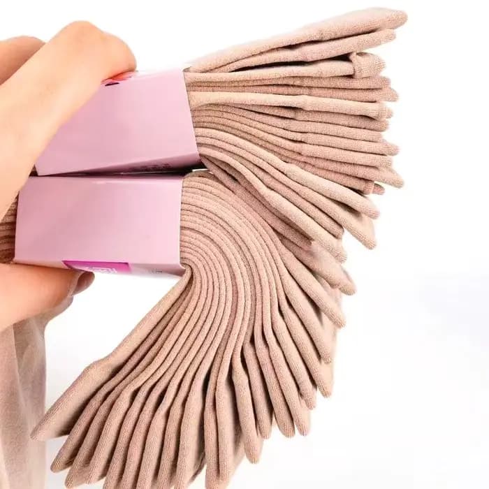 10 paires de chaussettes en velours pour femmes et hommes