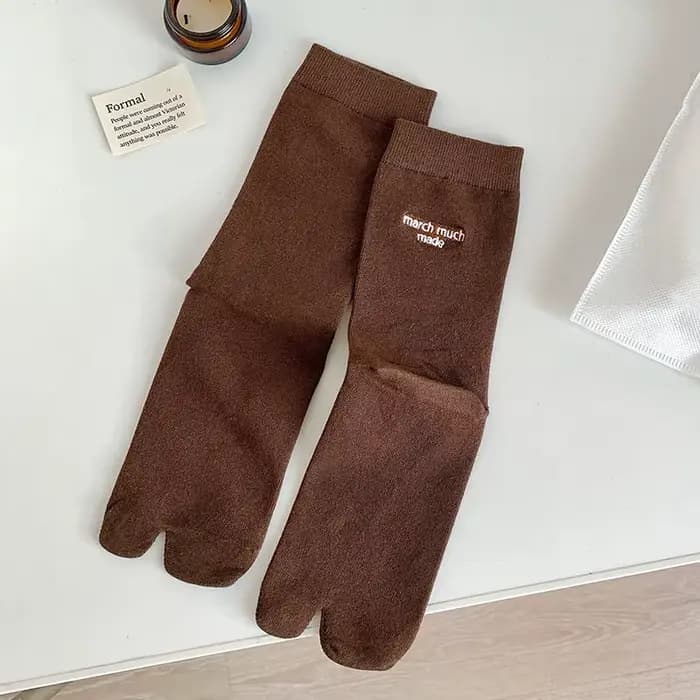 Chaussettes à bout fendu pour femmes, tongs à 2 orteils, sabots, chaussettes fines, pantoufles de sport à la mode pour femmes