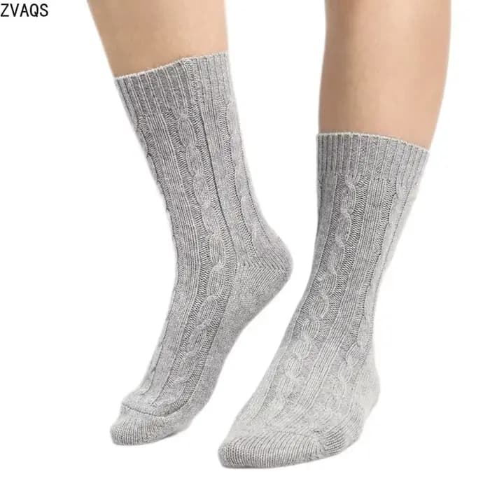 ZVAQS Chaussettes pour hommes et femmes, automne et hiver, couleur aléatoire