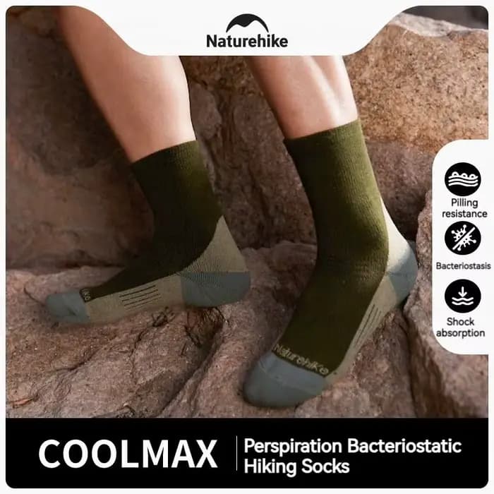 Natureifa-Chaussettes de randonnée en plein air à séchage rapide pour hommes et femmes